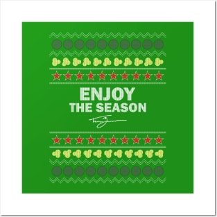 Tanner Zipchen - Enjoy the Season (Holiday Sweater) Posters and Art